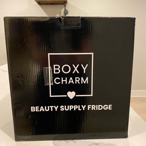 Boxy charm beauty supply fridge - never used